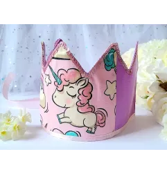 auduma-kronis-vienradzis-roza-ditte-party-decorations-MP47