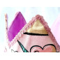 Fabric crown Unicorn, pink auduma-kronis-vienradzis-roza-ditte-party-decorations-MP47