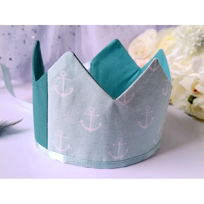 Fabric Crown Anchors auduma-kronis-enkuri-ditte-party-decorations-MP18