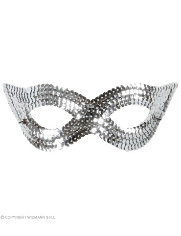 Silver Sequin Eyemask