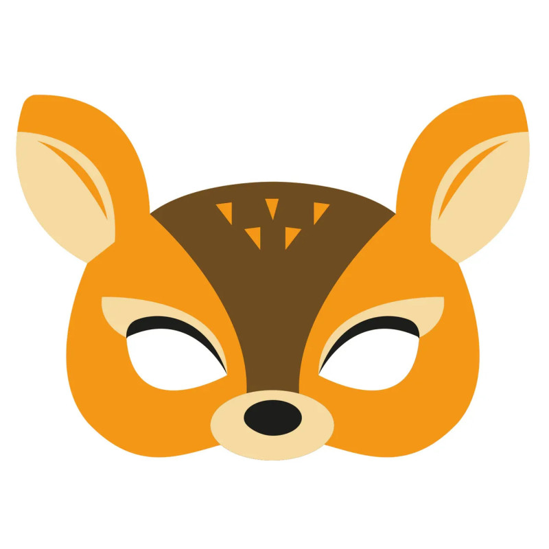 Deer mask felt stirnas-maska-partypal-910030-1