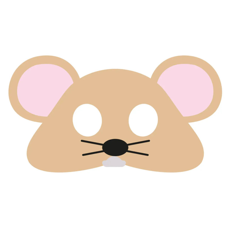 Mouse mask felt peles-maska-partypal-910018-1