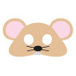 Mouse mask felt peles-maska-partypal-910018-1