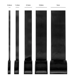 Satin ribbon black 25mm, 23m