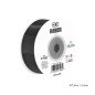 Satin ribbon black 25mm, 23m satina-lente-melna-25mm-23cm-partypal-146545