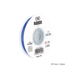 Satīna lente zila 6mm, 23m