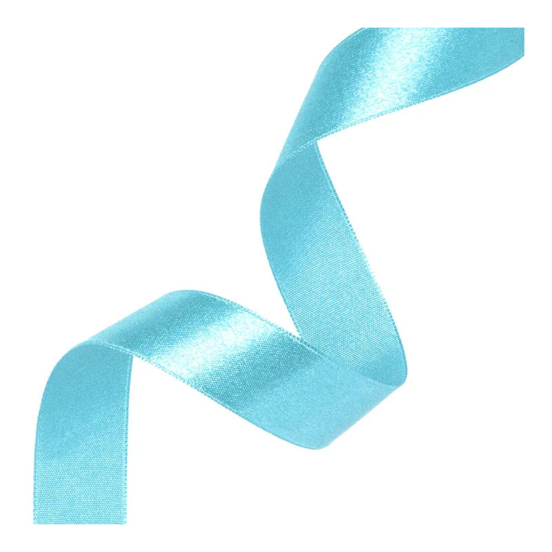 Satin ribbon light blue 38mm, 23m satina-lente-gaisi-zila-38mm-23mm-partypal-146132