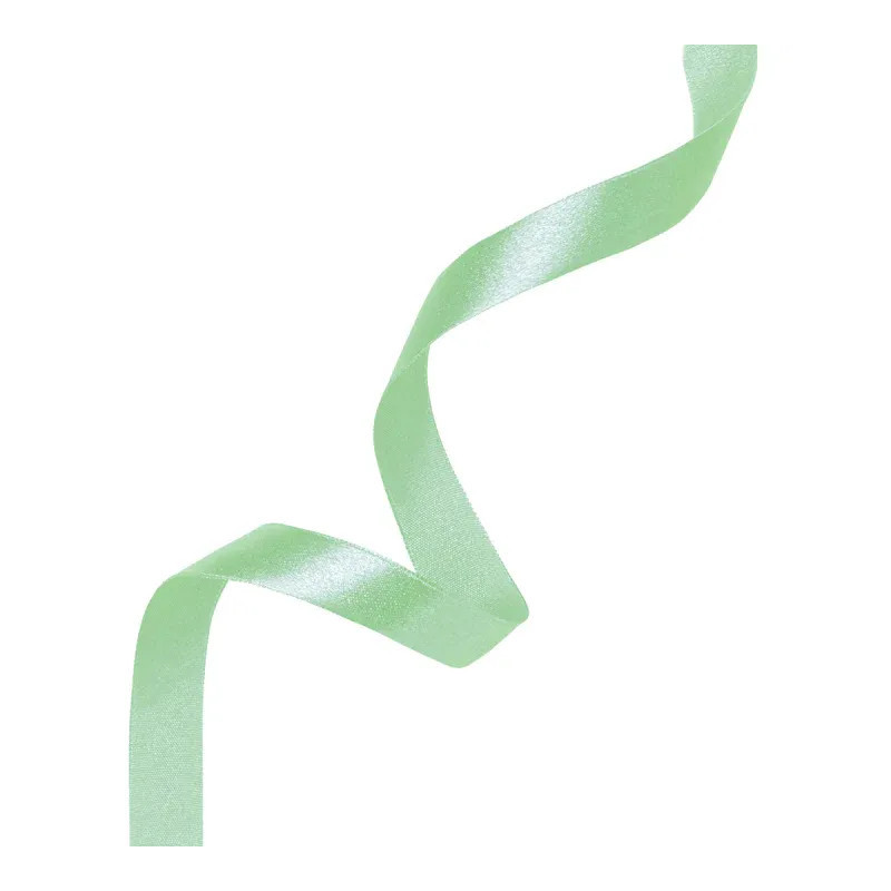 Satīna lente piparmētras zaļa 6mm, 23m satina-lente-piparmetras-zala-6mm-23m-partypal-147184