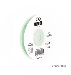 Satin ribbon mint 6mm, 23m