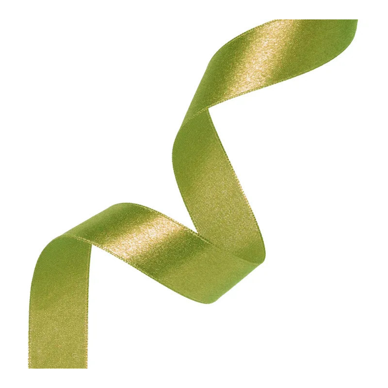 Satin ribbon green 25mm, 23m satina-lente-zala-25mm-23m-partypal-147320