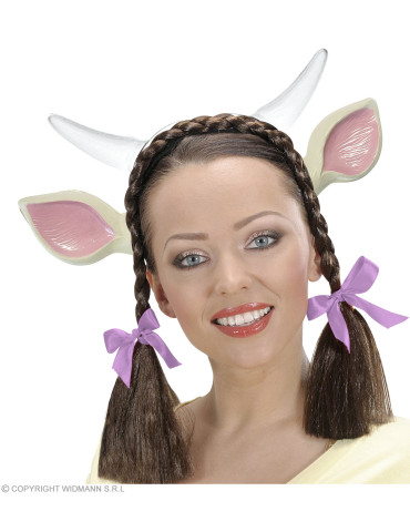 Cow horns and ears