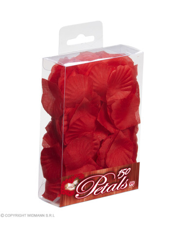 Red fabric petals, 150 pcs.