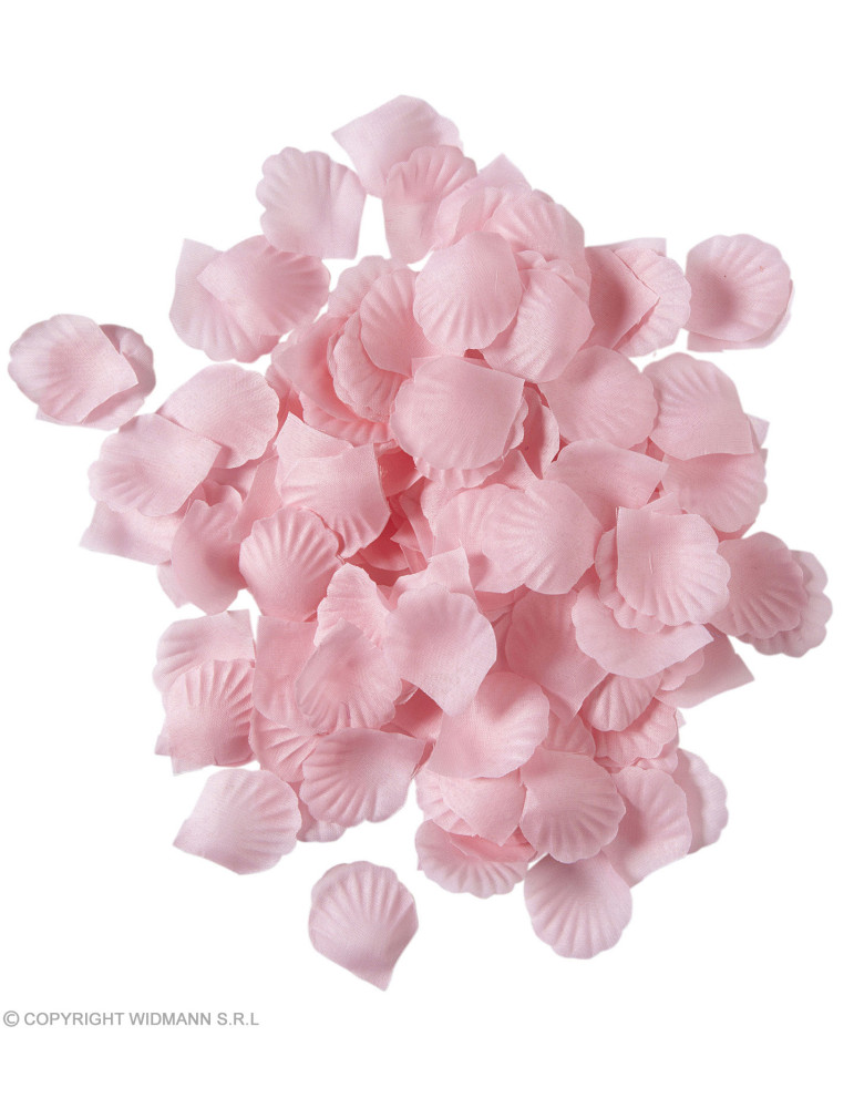Pink fabric petals, 150 pcs.