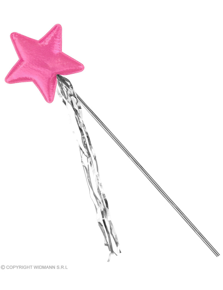 Magic wand with pink star