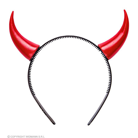 Hair hoop Devil horns, plastic