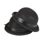 Hat Pot black with ribbon hat-pot-black-eith-ribbon-widmann-3398F