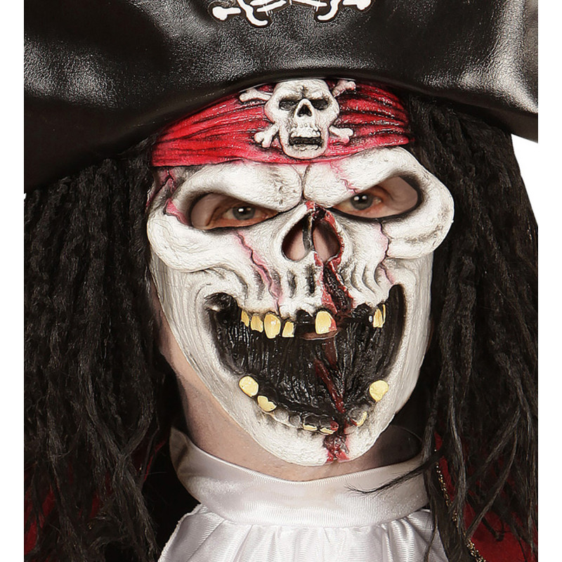 Spoku kuģa pirāta maska, bērniem spoku-kuga-pirata-maska-berniem-widmann-00354
