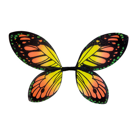 Butterfly wings orange-yellow, 66x38 cm
