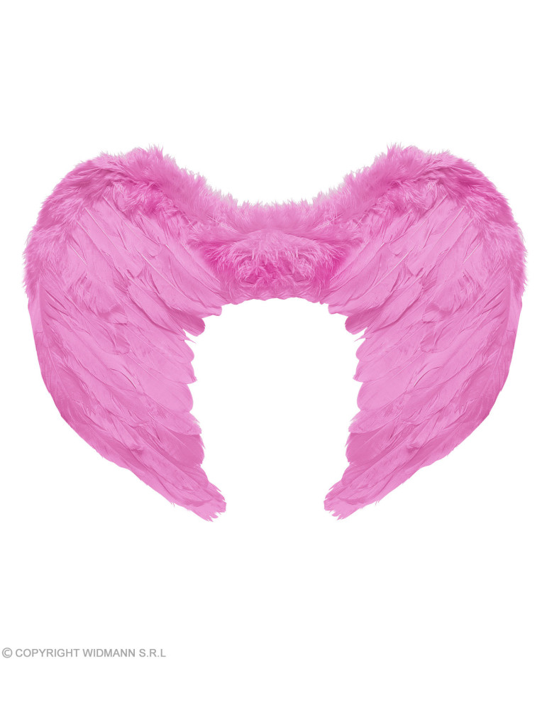 Pink feather wings, 50 x 40 cm