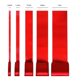 Satin ribbon red 50mm, 23m