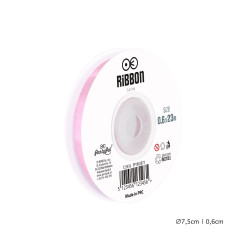 Satin ribbon heavenly lilac 6mm, 23m