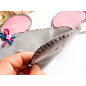 Mouse mask with decoration Ditte Mouse mask with decor – Ditte.lv children's carnival costume