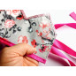 Fabric crown Rose