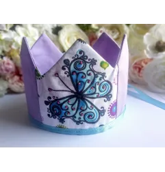 Fabric crown Butterfly