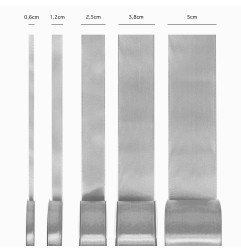 Satīna lente pelēka 12mm, 23m