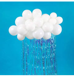 White balloon 12 cm, latex