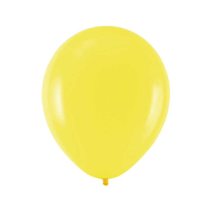Dzeltens balons 12 cm, lateksa dzeltens-balons-12cm-lateksa-partypal-400757