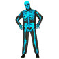Skeleton costume neon blue, S-XL skeleton-costume-neon-blue-s-xl-widmann-15881