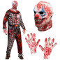 Ļaunā klauna kostīms, S-XL launa-klauna-kostims-s-xl-widmann-46681