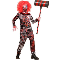 Evil clown costume, 116-164 cm