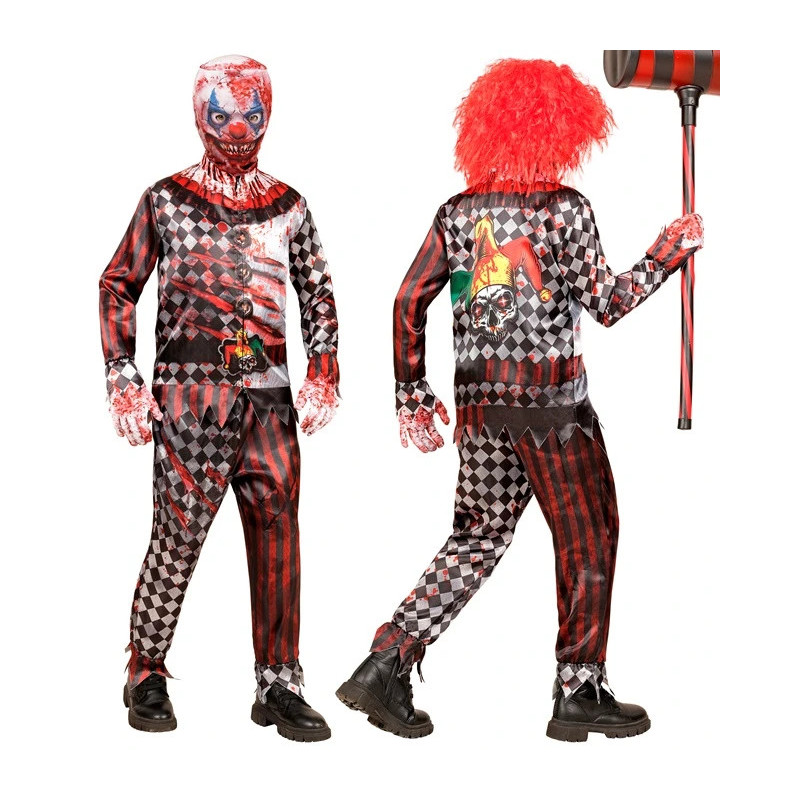 Evil clown costume, 116-164 cm evils-clown-costume-116-164cm-widmann-46687