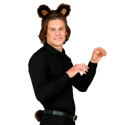 Bear mask - ears, lip