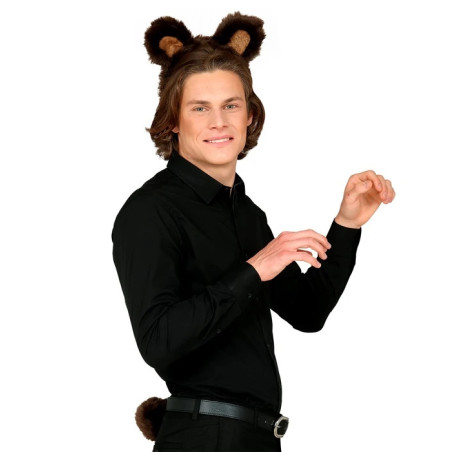 Bear mask - ears, lip
