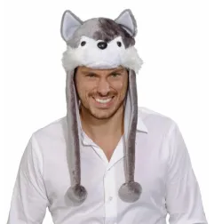 Wolf hat fluffy