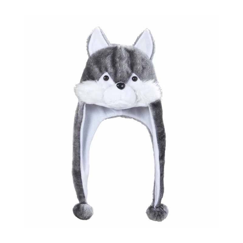 Wolf hat fluffy wolf-hat-fluffy-widmann-0201g