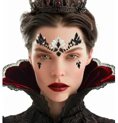 Face jewels - Dark queen