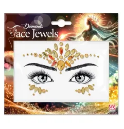 Face jewels - Diamonds yellow