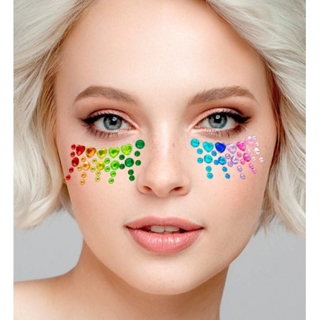 Face jewels - Rainbow