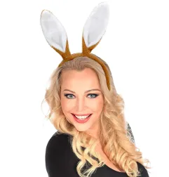 Bunny ears are brown