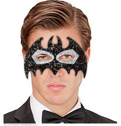Batman mask silver/black