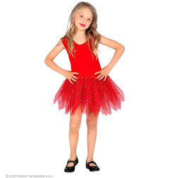 Tutu tilla svārki sarkani, 30 cm