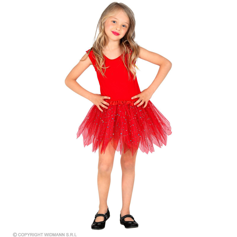 Tutu tulle skirt red, 30 cm Tutu tulle skirt red, 30 cm