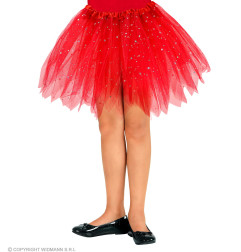 Tutu tilla svārki sarkani, 30 cm