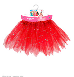 Tutu tilla svārki sarkani, 30 cm