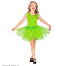 Tutu tilla svārki zaļi, 30 cm