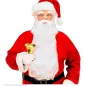Santa Claus beard with mustache and eyebrows